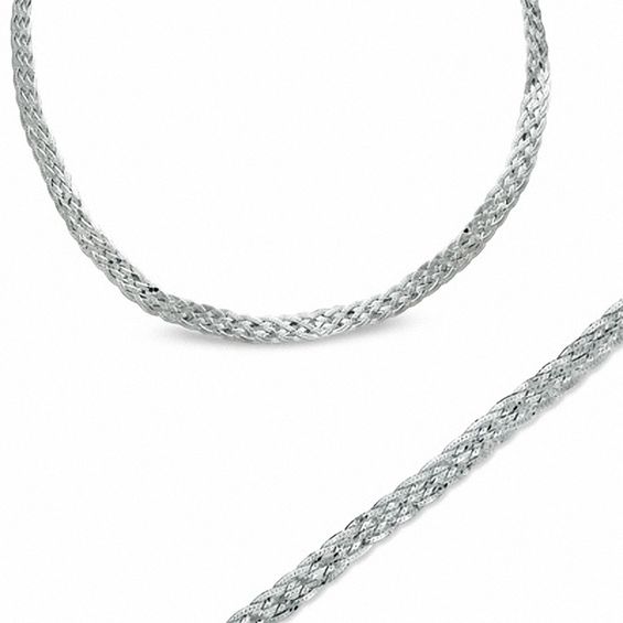 Herringbone necklace and bracelet set on sale