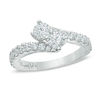 Thumbnail Image 1 of Previously Owned - Ever Us™ 1.00 CT. T.W. Two-Stone Diamond Ring in 14K White Gold