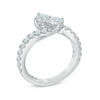Thumbnail Image 2 of Previously Owned - Ever Us™ 1.00 CT. T.W. Two-Stone Diamond Ring in 14K White Gold