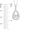 Thumbnail Image 1 of Previously Owned - Unstoppable Love™  Diamond Accent Pear-Shaped Earrings and Pendant Set in Sterling Silver