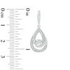 Thumbnail Image 3 of Previously Owned - Unstoppable Love™  Diamond Accent Pear-Shaped Earrings and Pendant Set in Sterling Silver