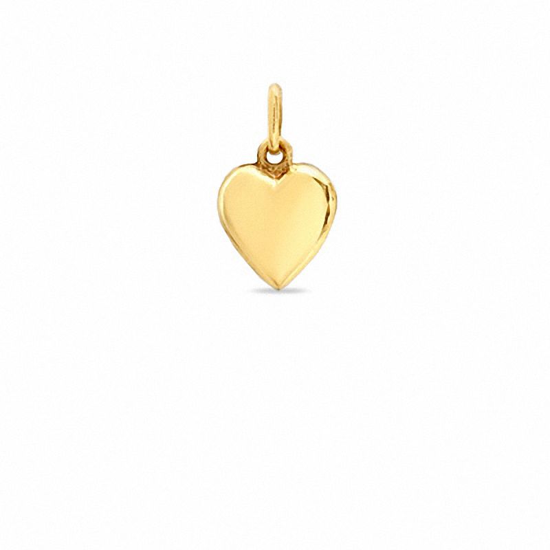 Main Image 1 of Previously Owned - Puffed Heart Charm in 10K Gold