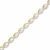 Previously Owned - Swirl Stampato Bracelet in 10K Two-Tone Gold - 7.25"