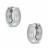 Thumbnail Image 0 of Previously Owned - Polished Huggie Hoop Earrings in 14K White Gold