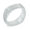 Thumbnail Image 2 of Previously Owned - 7.0mm Satin Wedding Band in Titanium
