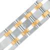 Previously Owned - Men's 0.28 CT. T.W. Diamond Link Bracelet in Stainless Steel and IP
