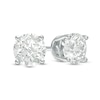 Thumbnail Image 1 of Previously Owned - 0.20 CT. T.W. Diamond Solitaire Crown Royal Stud Earrings in 14K White Gold (I-J/I2-I3)