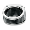 Thumbnail Image 3 of Previously Owned - 0.19 CT. T.W. Black Diamond Band in Stainless Steel with Black IP