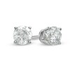 Thumbnail Image 1 of Previously Owned - 0.70 CT. T.W. Diamond Solitaire Stud Earrings in 14K White Gold