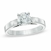 Thumbnail Image 0 of Previously Owned - 1.20 CT. Diamond Solitaire Crown Royal Engagement Ring in 14K White Gold (J/I2)