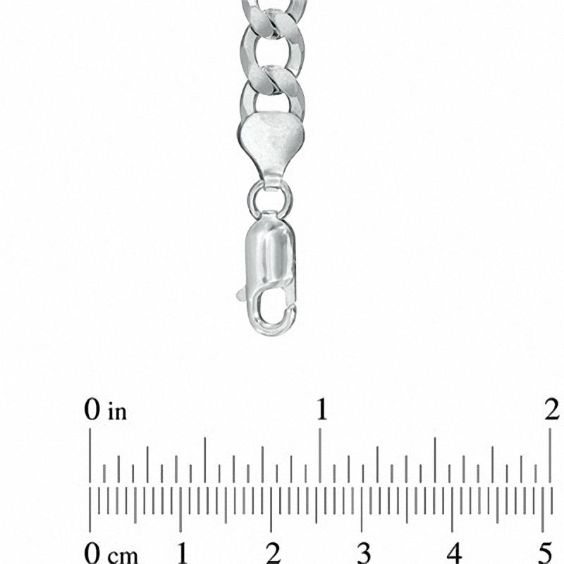 Previously Owned - Men's 7.0mm Curb Chain Necklace in Sterling Silver