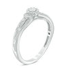 Thumbnail Image 1 of Previously Owned - Cherished Promise Collection™ 0.04 CT. T.W. Diamond Vintage-Style Promise Ring in Sterling Silver