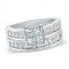 Thumbnail Image 0 of Previously Owned - 1.00 CT. T.W. Quad Princess-Cut Diamond Bridal Set in 14K White Gold