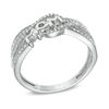 Previously Owned - 0.20 CT. T.W. Diamond "MOM" Ring in Sterling Silver