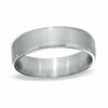 Thumbnail Image 1 of Previously Owned - Satin Wedding Band in Stainless Steel