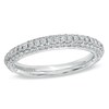 Thumbnail Image 0 of Previously Owned - Vera Wang Love Collection 0.45 CT. T.W. Diamond Three Row Anniversary Band in 14K White Gold