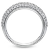 Thumbnail Image 1 of Previously Owned - Vera Wang Love Collection 0.45 CT. T.W. Diamond Three Row Anniversary Band in 14K White Gold
