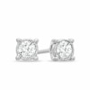 Thumbnail Image 1 of Previously Owned - 0.25 CT. T.W. Diamond Miracle-Set Stud Earrings in 10K White Gold
