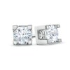 Previously Owned - 0.50 CT. T.W.  Diamond Solitaire Stud Earrings in 14K White Gold (I/I2)