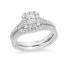 Previously Owned - Enchanted Disney Tinker Bell 0.75 CT. T.W. Princess-Cut Diamond Engagement Ring in 14K Two-Tone Gold