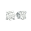 Thumbnail Image 1 of Previously Owned - 0.50 CT. T.W.  Diamond Solitaire Crown Royal Stud Earrings in 14K White Gold (J/I3)