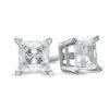 Thumbnail Image 1 of Previously Owned - Celebration  Grand™ 0.30 CT. T.W. Princess-Cut Diamond Stud Earrings in 14K White Gold (I/I1)