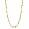 Previously Owned - Men's 5.75mm Mariner Bar Chain Necklace in 10K Gold - 22"