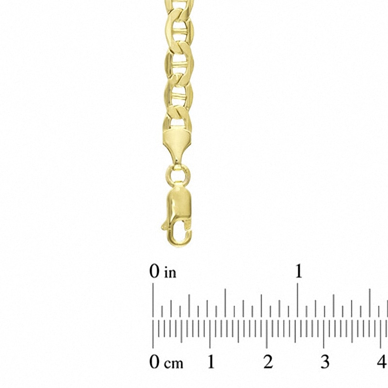 Previously Owned - Men's 5.75mm Mariner Bar Chain Necklace in 10K Gold - 22"|Peoples Jewellers