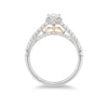 Previously Owned - Enchanted Disney Merida 0.50 CT. T.W. Pear-Shaped Diamond Frame Engagement Ring in 14K Two-Tone Gold