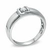 Thumbnail Image 1 of Previously Owned - Men's 0.15 CT.  Canadian Diamond Solitaire Ring in 14K White Gold (I/I1)