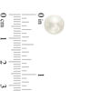 Thumbnail Image 2 of Previously Owned-7.5-8.0mm Akoya Cultured Pearl Stud Earrings in 14K Gold
