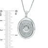 Thumbnail Image 2 of Previously Owned - Unstoppable Love™  0.12 CT. T.W. Diamond Vintage-Style Oval Locket in Sterling Silver