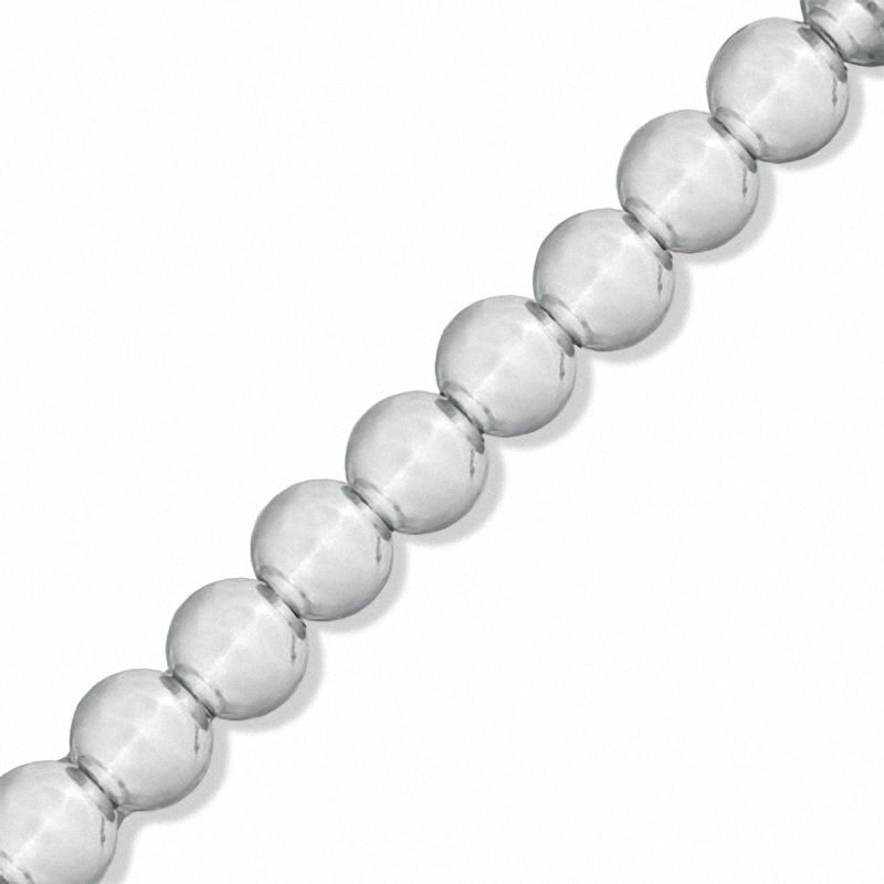 Main Image 1 of Previously Owned - 8.0mm Bead Bracelet in Sterling Silver - 7.5"