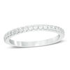 Thumbnail Image 1 of Previously Owned - Love's Destiny by Peoples 0.25 CT. T.W.  Diamond Wedding Band in 14K White Gold (I/SI2)