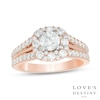 Thumbnail Image 0 of Previously Owned - Love's Destiny by Peoples 1.50 CT. T.W. Diamond Engagement Ring in 14K Two-Tone Gold
