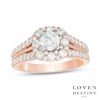 Thumbnail Image 1 of Previously Owned - Love's Destiny by Peoples 1.50 CT. T.W. Diamond Engagement Ring in 14K Two-Tone Gold