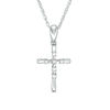 Previously Owned - Diamond Accent Cross Pendant in 10K White Gold