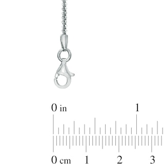 Previously Owned - Ladies' 1.5mm Sparkle Chain Necklace in Sterling Silver - 18"