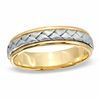 Thumbnail Image 1 of Previously Owned - Woven Wedding Band in 14K Two-Tone Gold