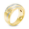 Previously Owned - Men's 1.00 CT. T.W. Diamond Seven Stone Slant Ring in 10K Gold