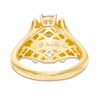 Thumbnail Image 2 of Previously Owned - 0.95 CT. T.W. Diamond Linear Past Present Future® Collar Engagement Ring in 14K Gold