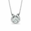 Previously Owned - Sirena™ Diamond Accent Solitaire Pendant in 14K White Gold