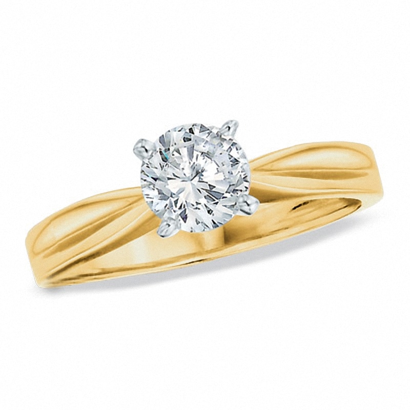 Previously Owned - 1.50 CT. Prestige® Diamond Solitaire Engagement Ring in 14K Gold (J/I1)