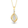 Thumbnail Image 0 of Previously Owned - Unstoppable Love™  0.25 CT. T.W. Diamond Infinity Flame Pendant in 10K Two-Tone Gold