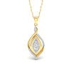 Thumbnail Image 1 of Previously Owned - Unstoppable Love™  0.25 CT. T.W. Diamond Infinity Flame Pendant in 10K Two-Tone Gold
