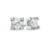 Thumbnail Image 1 of Previously Owned - 0.15 CT. T.W.   Diamond Solitaire Stud Earrings in 14K White Gold (I/I2)