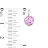 Previously Owned - Lab-Created Pink Sapphire Pendant, Ring and Earrings Set in Sterling Silver