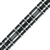Thumbnail Image 0 of Previously Owned - Men's 0.28 CT. T.W. Diamond Link Bracelet in Stainless Steel and Black IP - 8.75"