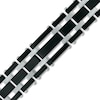 Thumbnail Image 2 of Previously Owned - Men's 0.28 CT. T.W. Diamond Link Bracelet in Stainless Steel and Black IP - 8.75"