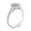 Thumbnail Image 1 of Previously Owned - 0.45 CT. T.W. Diamond Double Frame Engagement Ring in 14K White Gold